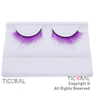 PESTAAS HS3634-3 LILA CON EXTENSIONES x 1